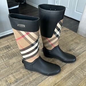 Burberry Tall Rain Boots